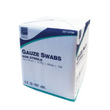 Premier Non Sterile Cotton Gauze Swabs BP TYP13 10cm x 10cm 12ply - Pack of 100 (1675A)