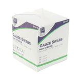 Premier Non Sterile Cotton Gauze Swabs BP TYP13 10cm x 10cm 12ply - Pack of 100 (1675A)