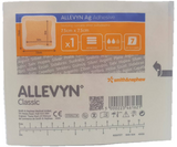 Allevyn Ag Adhesive Dressing 7.5cm x 7.5cm - Pack of 10 Single Dressings (Ref: 66800073)