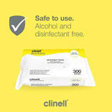 Clinell Detergent 300 Wipes (Ref: CDW300)